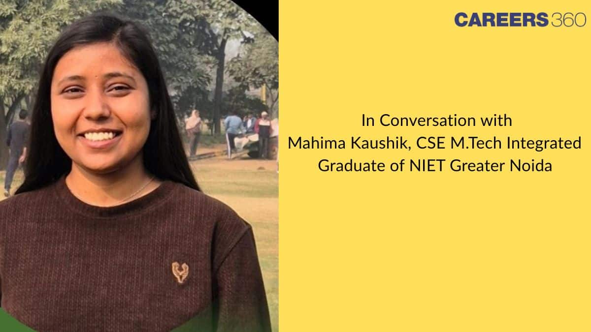 In Conversation with Mahima Kaushik (NIET Alumnus) - academic journey and experiences